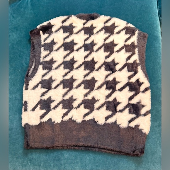 adidas originals women Houndstooth Vest size M - Picture 3 of 5